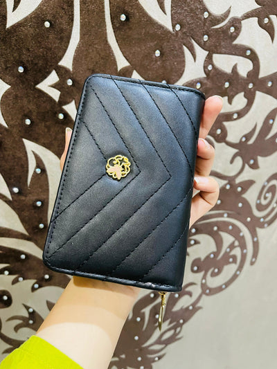 Mini trendy double folder handy bag or card holder