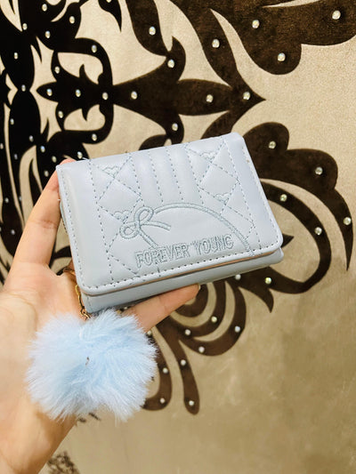 Mini trendy double folder handy bag or card holder