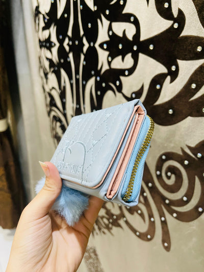 Mini trendy double folder handy bag or card holder