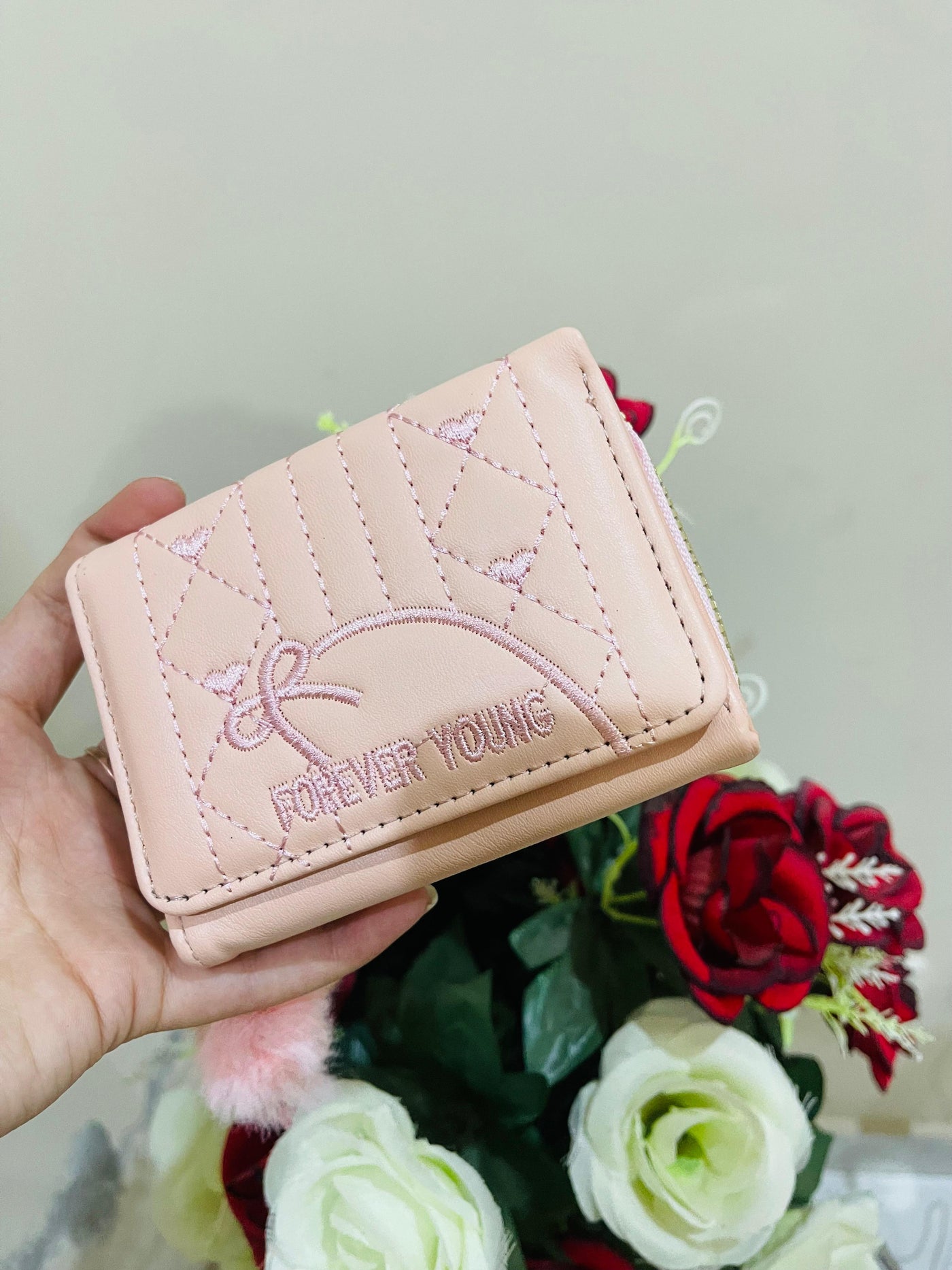Mini trendy double folder or card holder