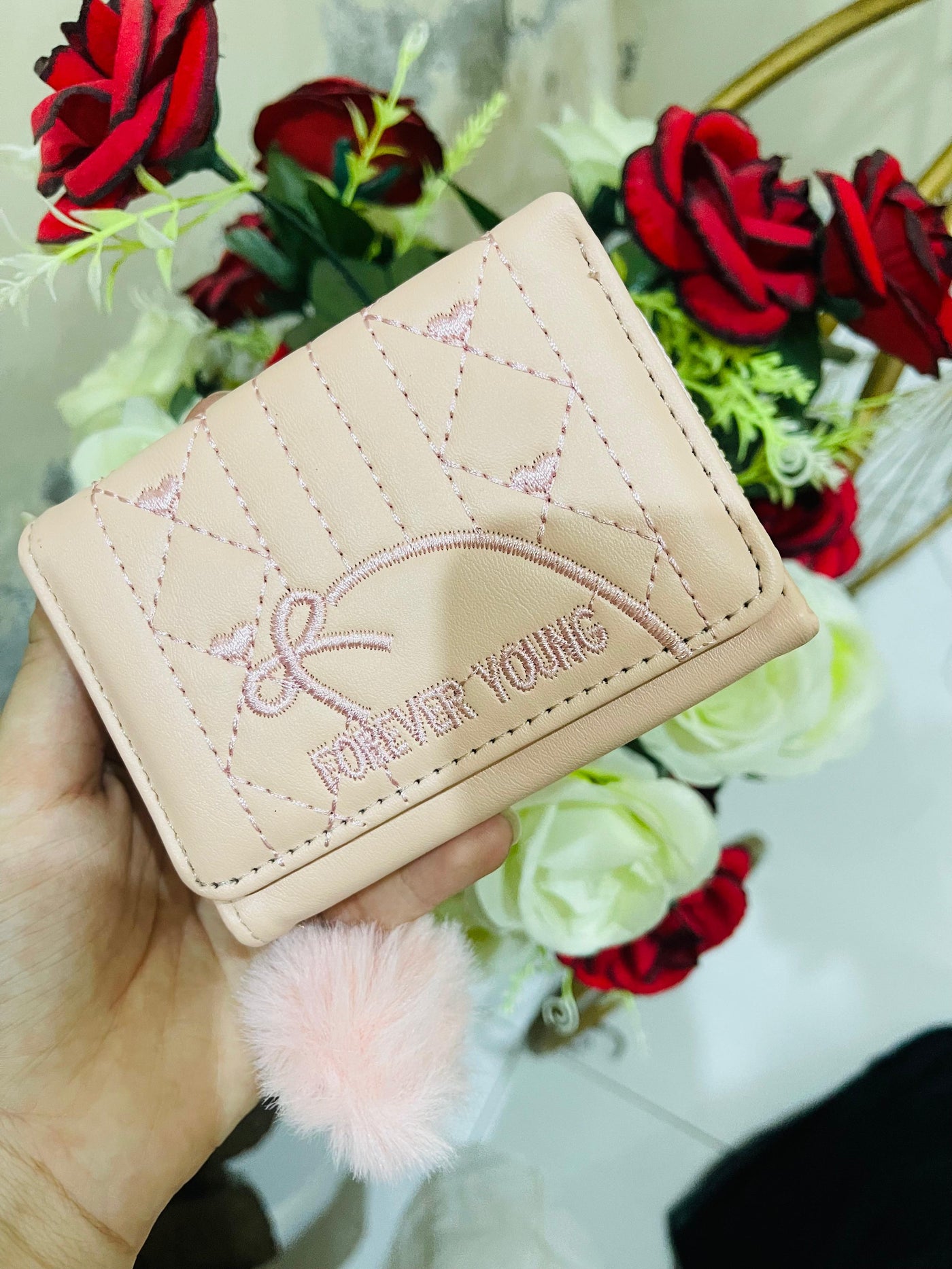 Mini trendy double folder or card holder