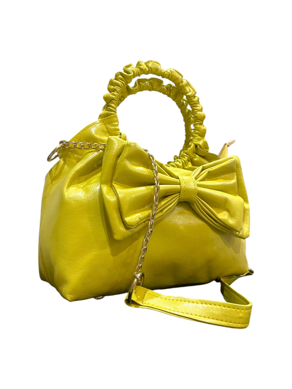 Ladies Yellow Hand Bag