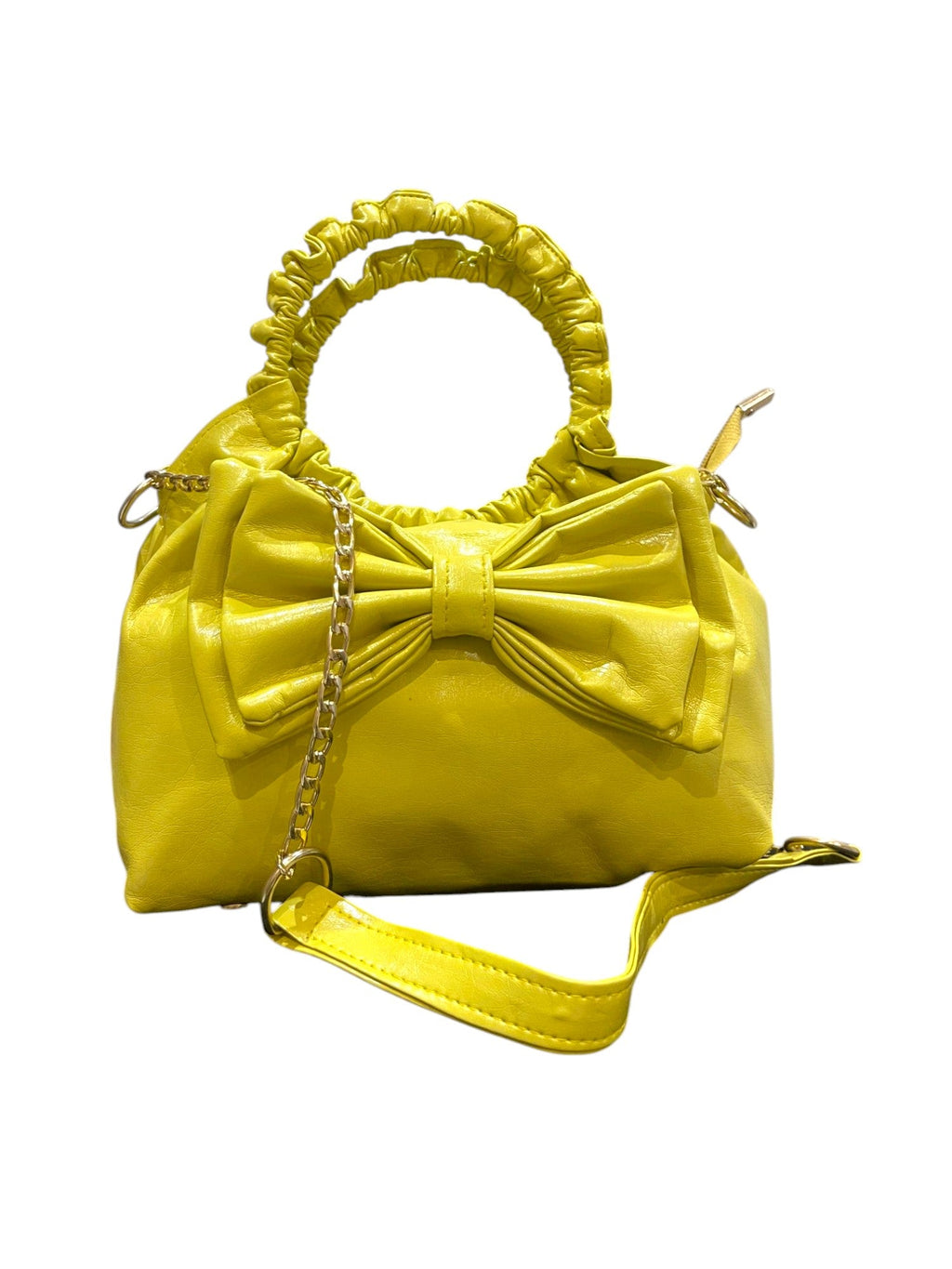 Ladies Yellow Hand Bag