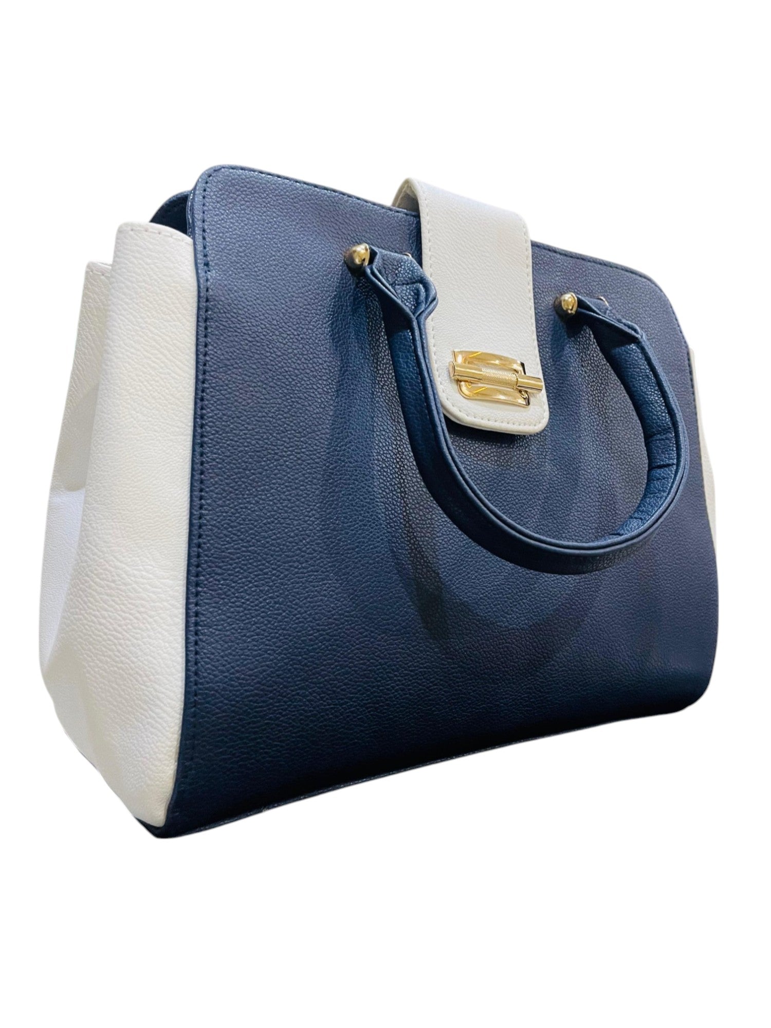 Unique Blend Of Blue & White Hand Bag