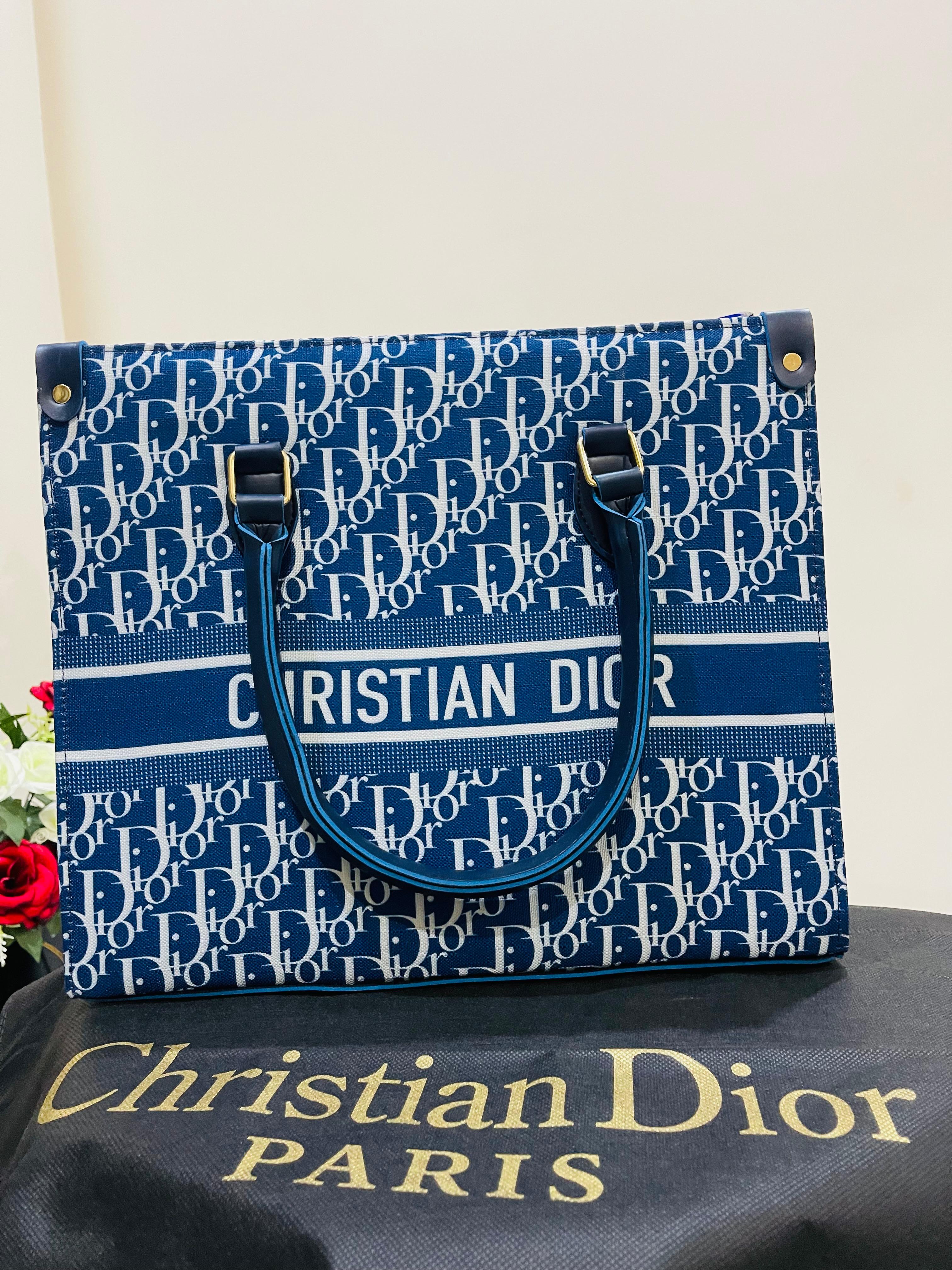 Christian Dior Women’s Blue Tote Bag