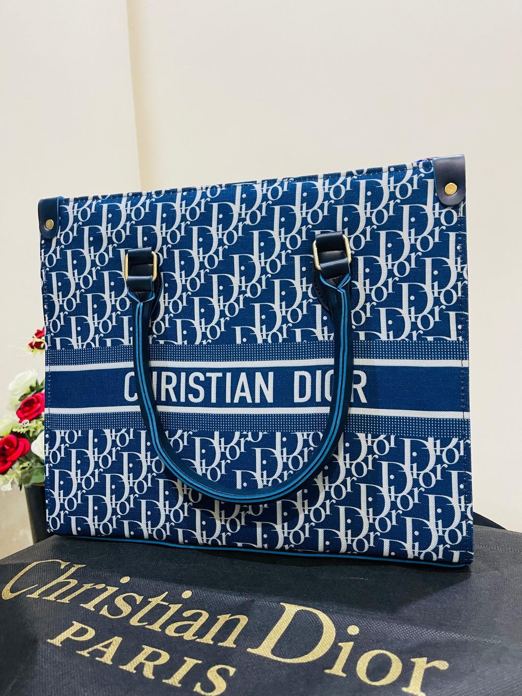 Christian Dior Women’s Blue Tote Bag