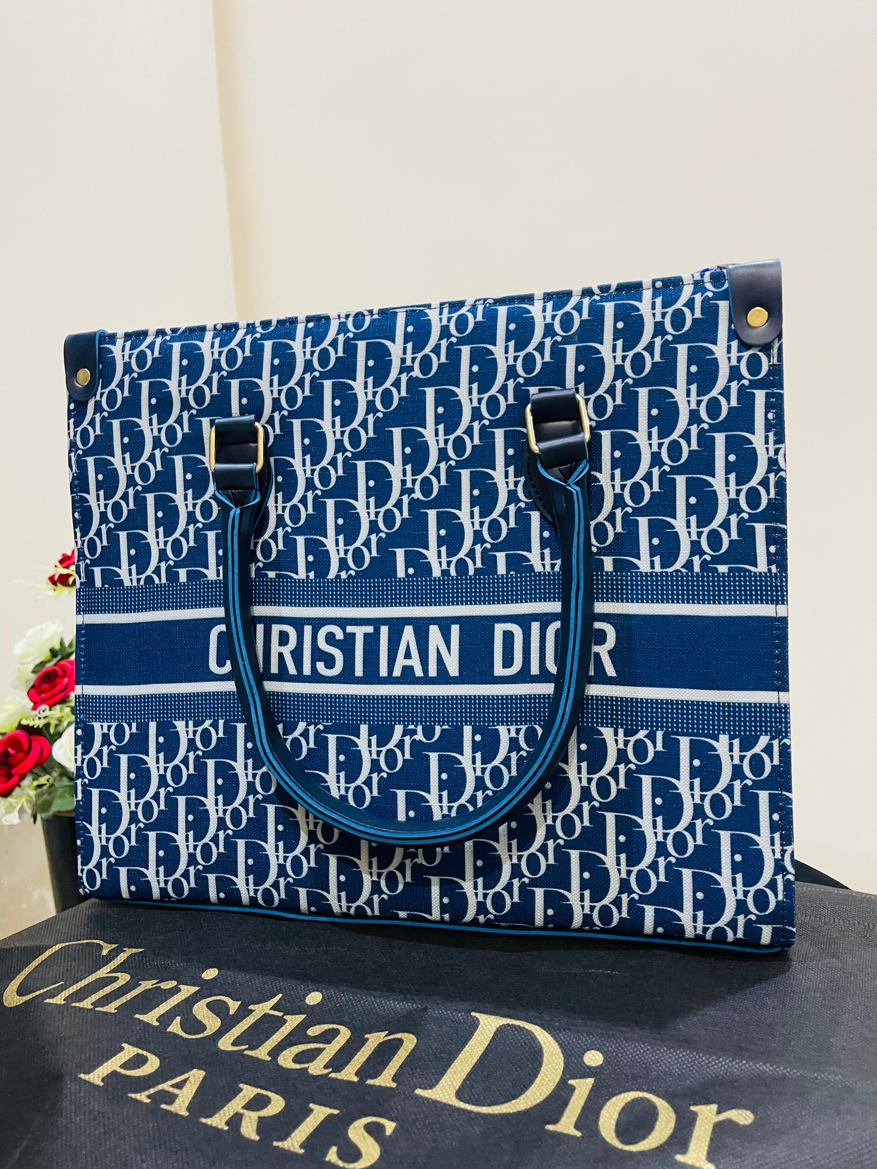 Christian Dior Women’s Blue Tote Bag