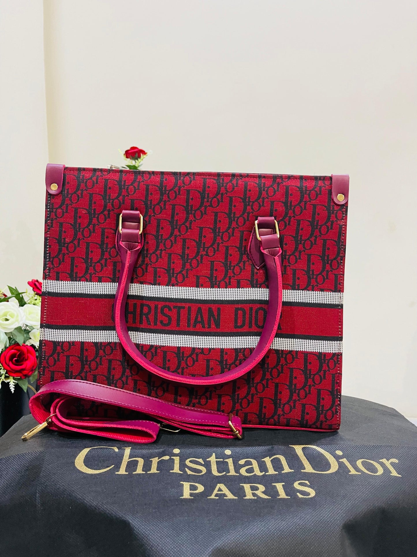Ladies luxury Red Tote Bag