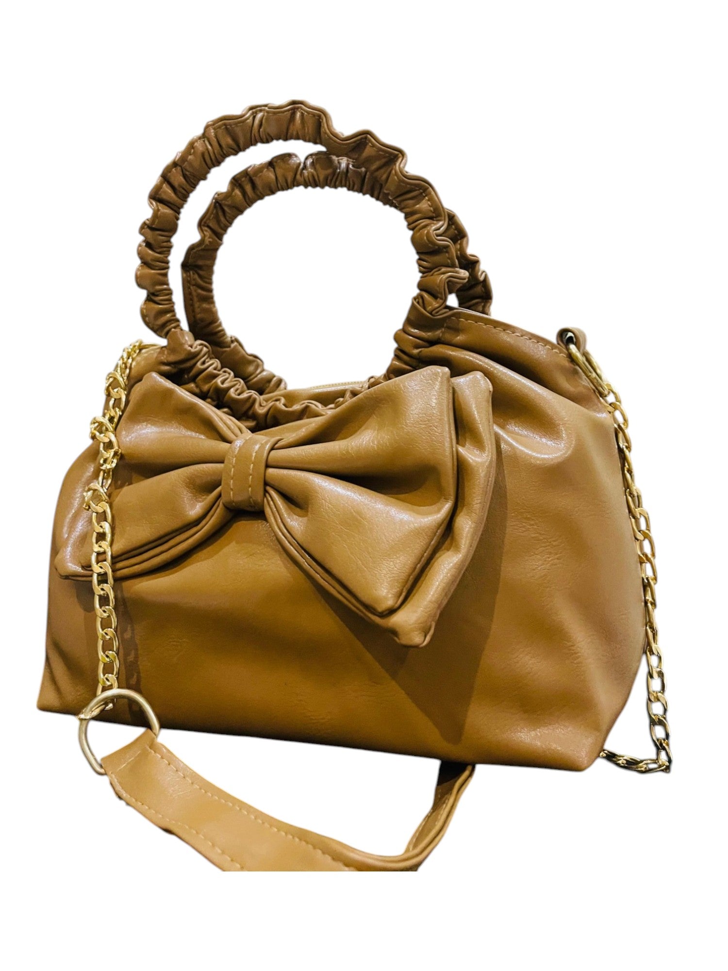 Brown Ladies Hand Bag