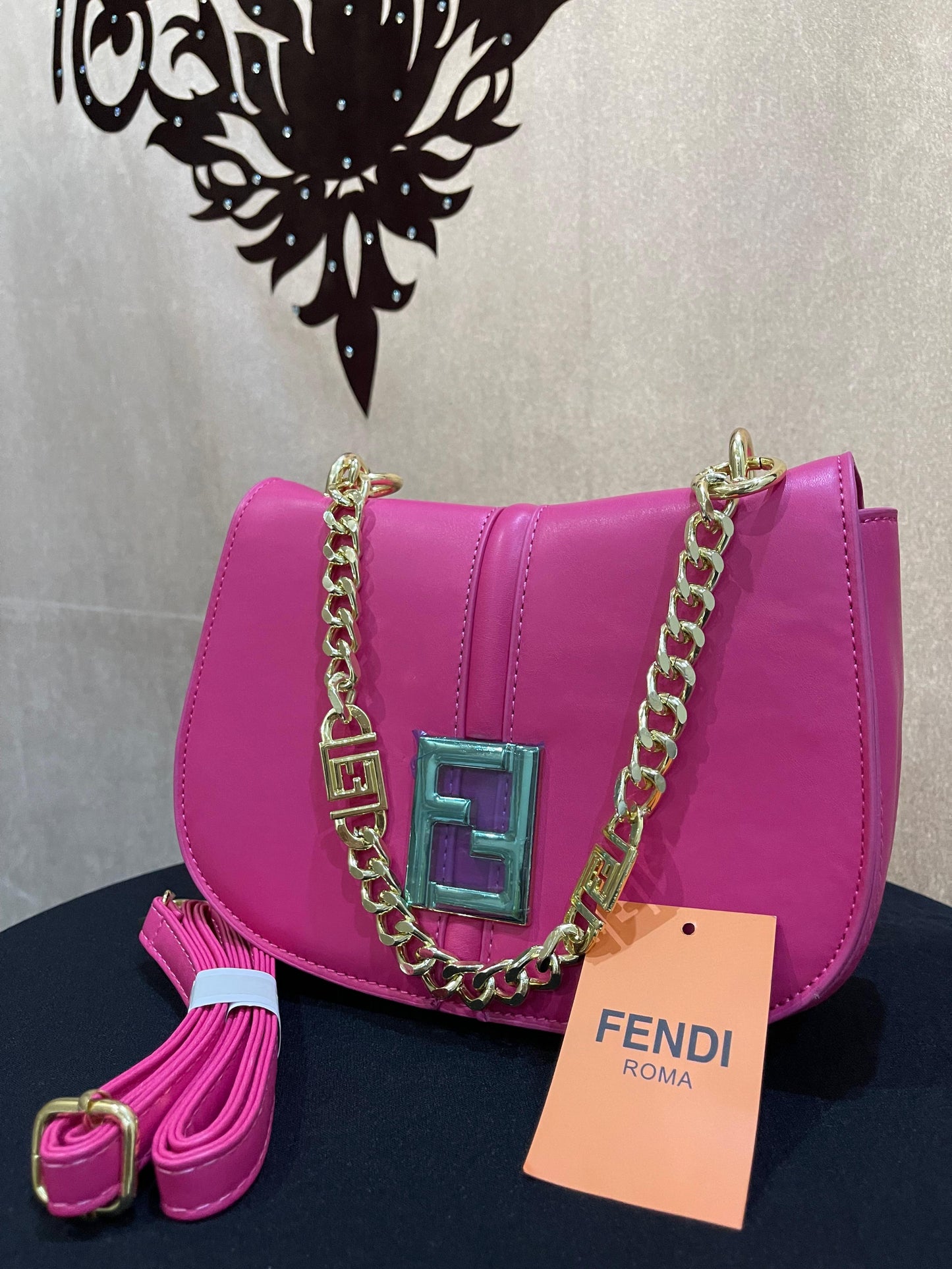 Pink FENDI Hand Bag Master copy