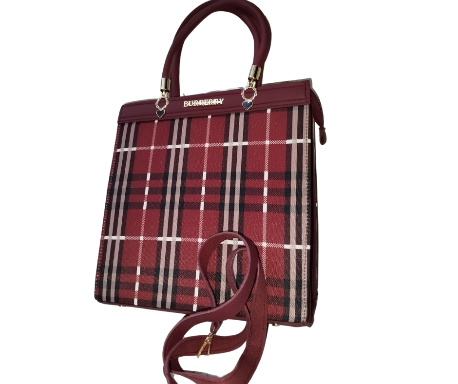 Luxuary Check Print Ladies Hand Bag