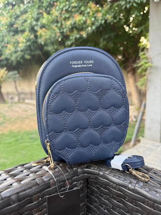 ladies black crossbody bag