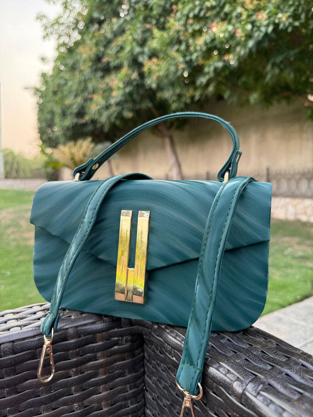 Dark Green Handbag