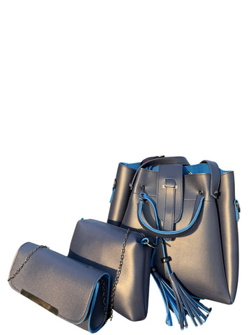 Leather 3ps Handbag
